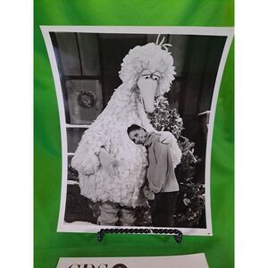 Leslie Uggams W/ Big Bird 1978 Press Release Photo/ On Kodak / Christmas Special
